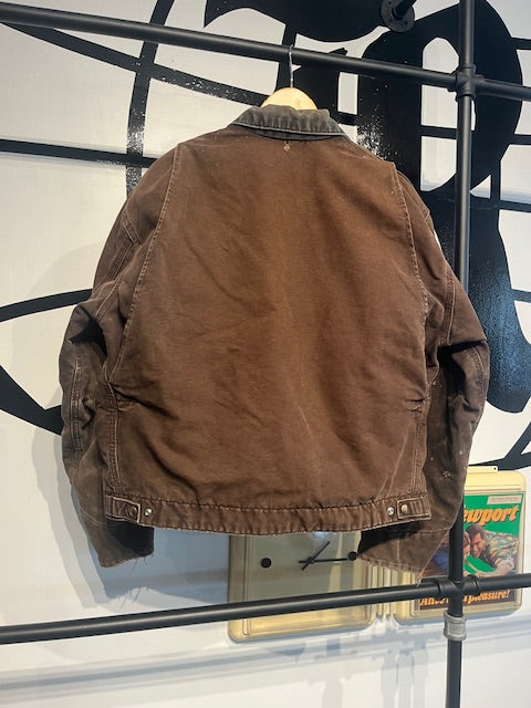 90's Carhartt Detroit Faded Brown L
