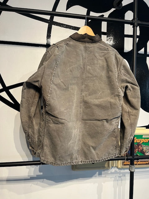 90's Carhartt Chore Coat Grey L/XL