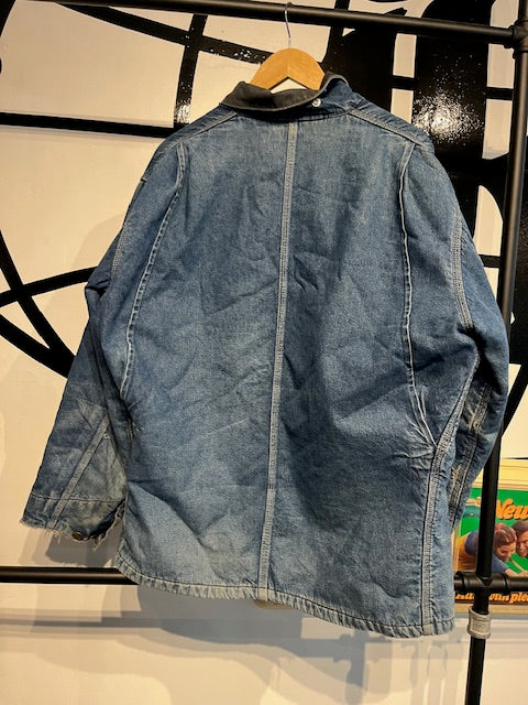 90's Carhartt Denim Chore Coat XL