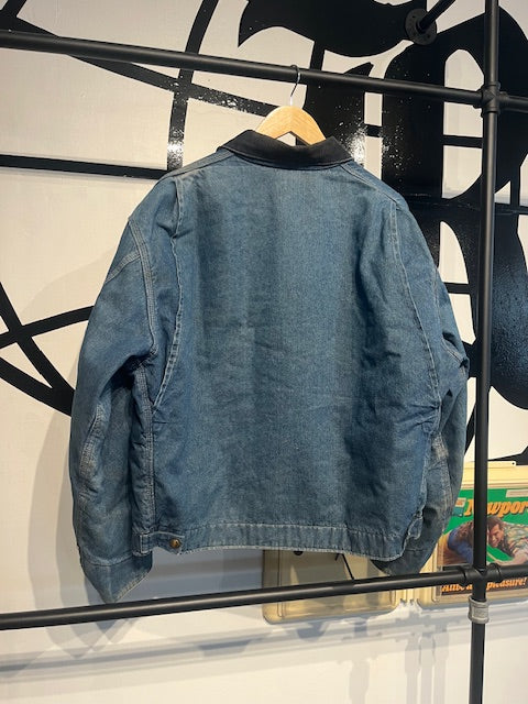 80's Carhartt Detroit Denim Faded L/XL