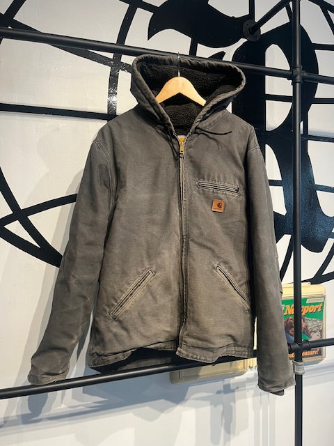 Vintage Carhartt Hooded Faded Gret XL