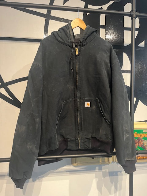 90's Carhartt Active Faded Black XXL/XXXL