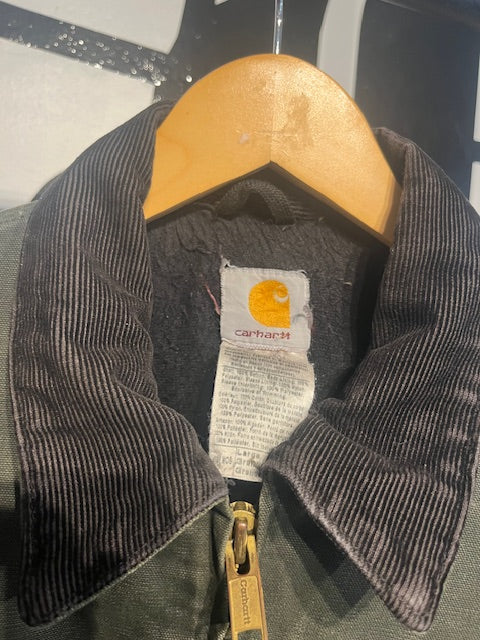 Vintage Carhartt Santa Fe Bomber Green L