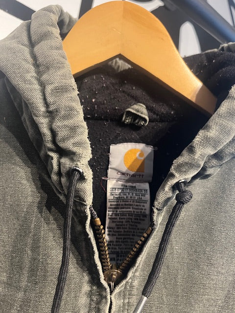 Vintage Carhartt Active Faded Green M