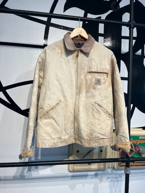 80's Carhartt Detroit Tan Faded L