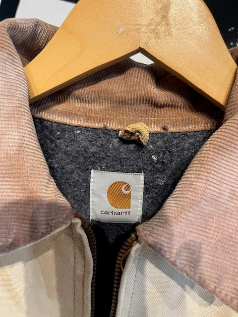 80's Carhartt Detroit Tan Faded L