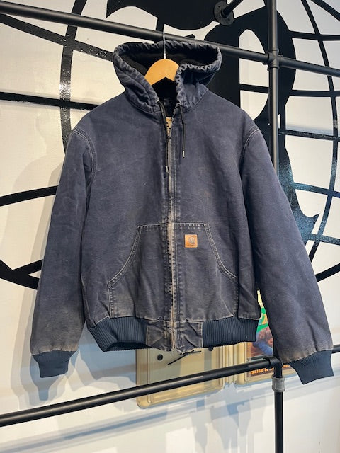 Vintage Carhartt Active Navy Blue faded M